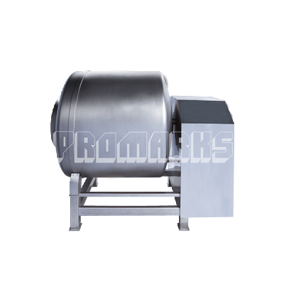 Model of TM-3000 vacuum and non-vacuum meat tumbling machine designed with 3000 liters (1400kgs) suitable for block meat or with bone products.